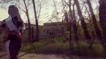 Man, this ugly old dude banging a hot 18yo German teen for fame!