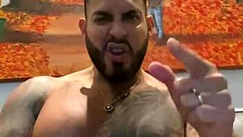 muscle bbc viktor rom solo jerks outdoor... so hot