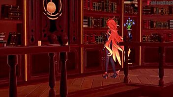 Mavuika Sucking And Fucking In Jean's Office Trailer Genshin Impact Full Fantasyking3