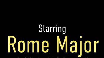 Big cock king Rome major fucks latex beauty Mocha in threesome.