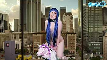 Hinata's sexy Sybian ride in Naruto cosplay on Camsoda