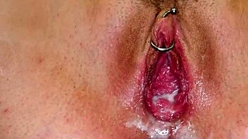 damn, electra takes double vaginal creampies