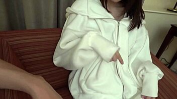 english dubbed japanese cutie with skinny body enjoys first pov creampie