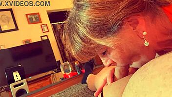 Granny Velma Dinkley Gives Closeup Blowjob POV