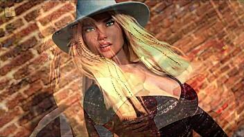 Summers Gone 14 features big tits in an anime game adventure.