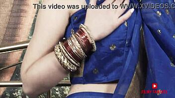 Nevastă indiană în scenă de sex fantasy retro cu sclavie