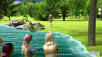 ep11 ladies touching my huge cock, helping the hotties 😍