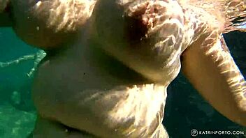 BBW Redhead with Hairy Pussy Goes Fully Nude in Public.