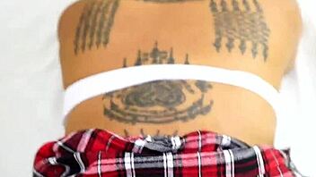 asian girlfriend takes hard doggystyle fuck with creampie 😈