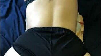 look at this amateur couple, the girl has a huge ass and big tits, they do doggystyle at home