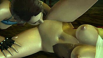 3D porn featuring cunilingus and muff diving with futanari