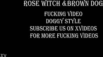 Rose witch BENT OVER and FUCKING HARD in DOGGYSTYLE position