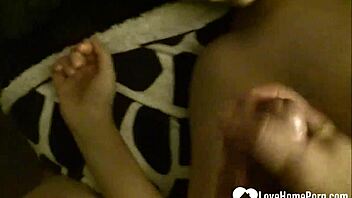 Brunette Feels So Happy Giving Handjob To Young 18+ Guy With Cumshot