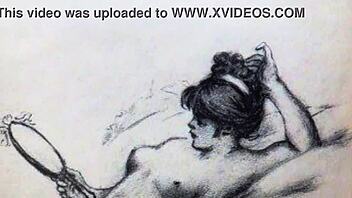 Haver, nézd meg ezt a vintage erotikus anime művészetet!