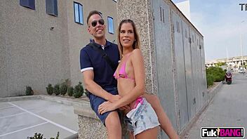 ada lapiedra SHOWS SKILL in PUBLIC with FACE FUCKING