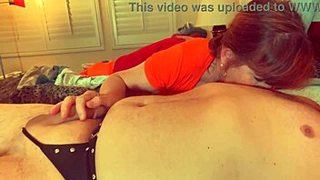 Granny Velma Dinkley Gives Closeup Blowjob POV