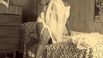 ever seen a rare vintage interracial threesome?