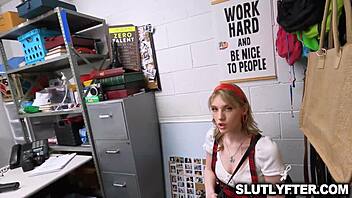 Melody Marks feels relief as officer jack fucks her bent over