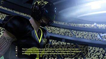 Football match with chain moving