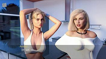 Summers Gone 14 features big tits in an anime game adventure.