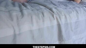 Blonde teen Tiffany Watson blindfolded and tricked into stepbrother POV sex