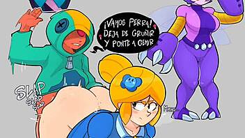 Brawl stars adult scenes compilation with big tits and asses