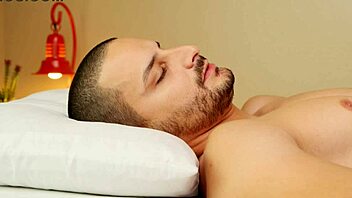 I suck Mark's cock while girls watch my face