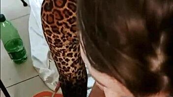 i’m obsessed with french amateur rimming in black leather pants!