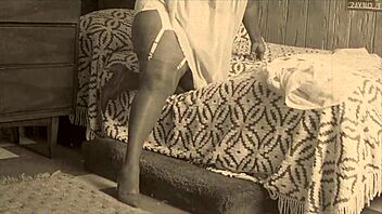 ever seen a rare vintage interracial threesome?