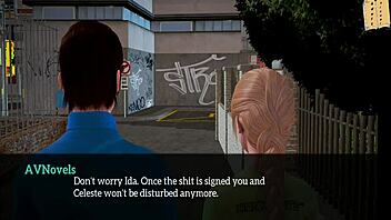 Blonde In Homemade Anime Family Scene 240