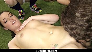 damn, hot tiny teen lesbian soccer players break in newbies!