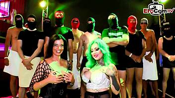 German swingers party with big tits and cumshots