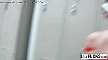 lily plays with her pussy until it squirts