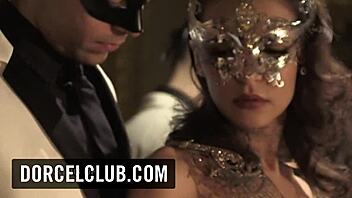 Backstage tour of the erotic games at the Venice sex party