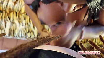 African Wife's Big Tits Fucked By Photographer!