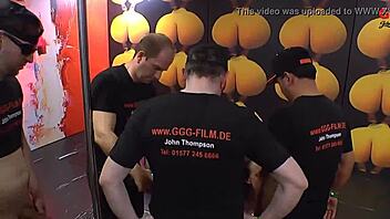 Hot milf gets facial in this weird porn video