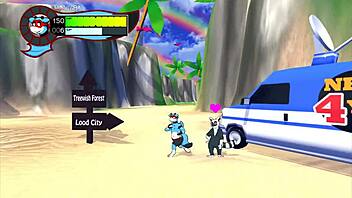 Oh So Hero Gay Hentai Ep 8: Endless Cumshot And Hot Footjob With Friend On Beach