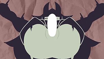 Miss Circle in action-packed animation