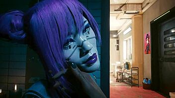 Rita Wheeler in Laguna Bend sex scene from Cyberpunk 2077