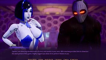 Hot Robot Slut Sucks Cock in Space - Subverse Episode 1