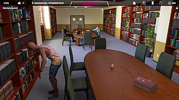 Biksu tetek besar ditabok di depan umum gameplay kartun 3D