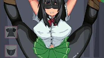 She sees the immoral light with huge cock 😈