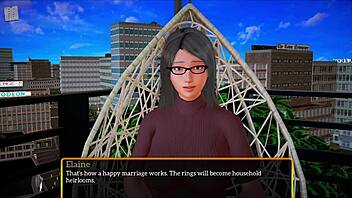 Intriguing anime hentai family with big ass and cock in homemade scene.