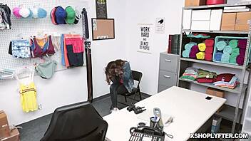 Shoplifter Lily Glee Gets Her Pussy Fucked Hard In Missionary At The Office