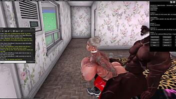 Blonde addicted to big black cocks gets creampie