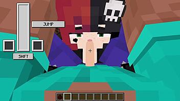 Ellie gets intense facefuck with deepthroat!