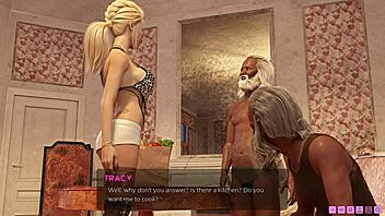 3D game of rough anal sex with homeless hobos