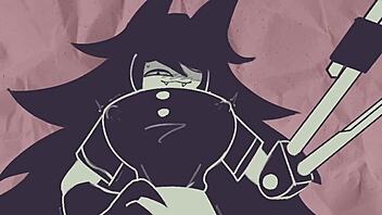 Miss Circle in action-packed animation