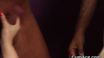 Feisty idol receives facial cumshot and eats the load