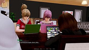 Visual novel walkthrough for Harem Hotel 291